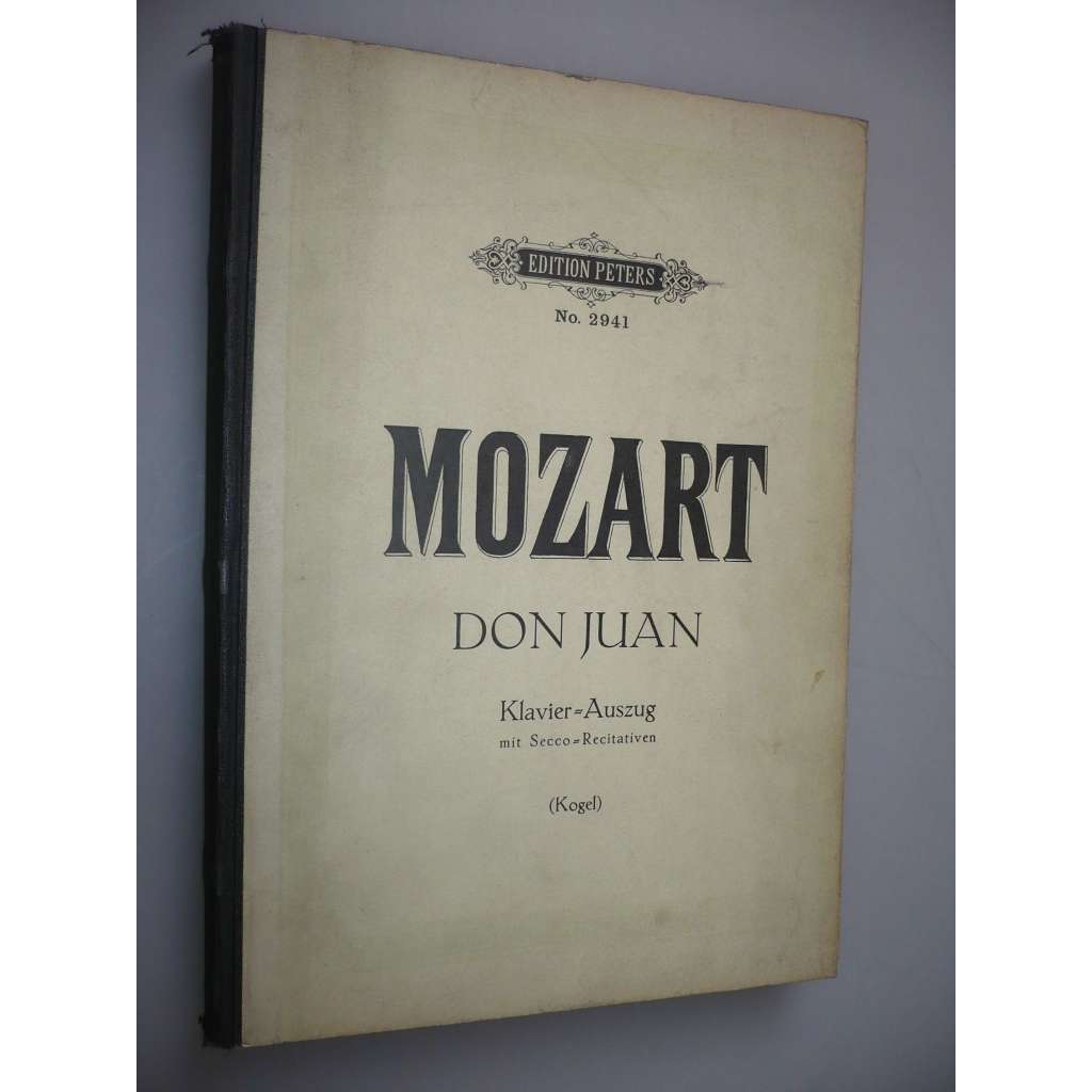 Don Juan. Opera Buffa in 2 Akten W. A. Mozart
