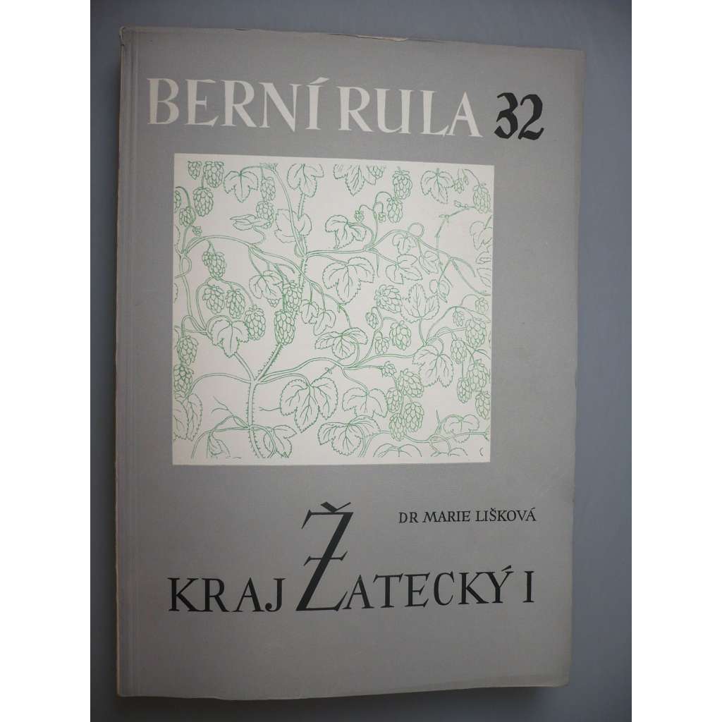 Berní rula svazek 32 I. díl - Kraj Žatecký - rok 1954