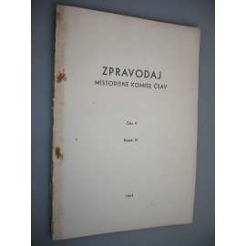 Zpravodaj Místopisné komise ČSAV. Číslo 4. Ročník IV. Rok 1963