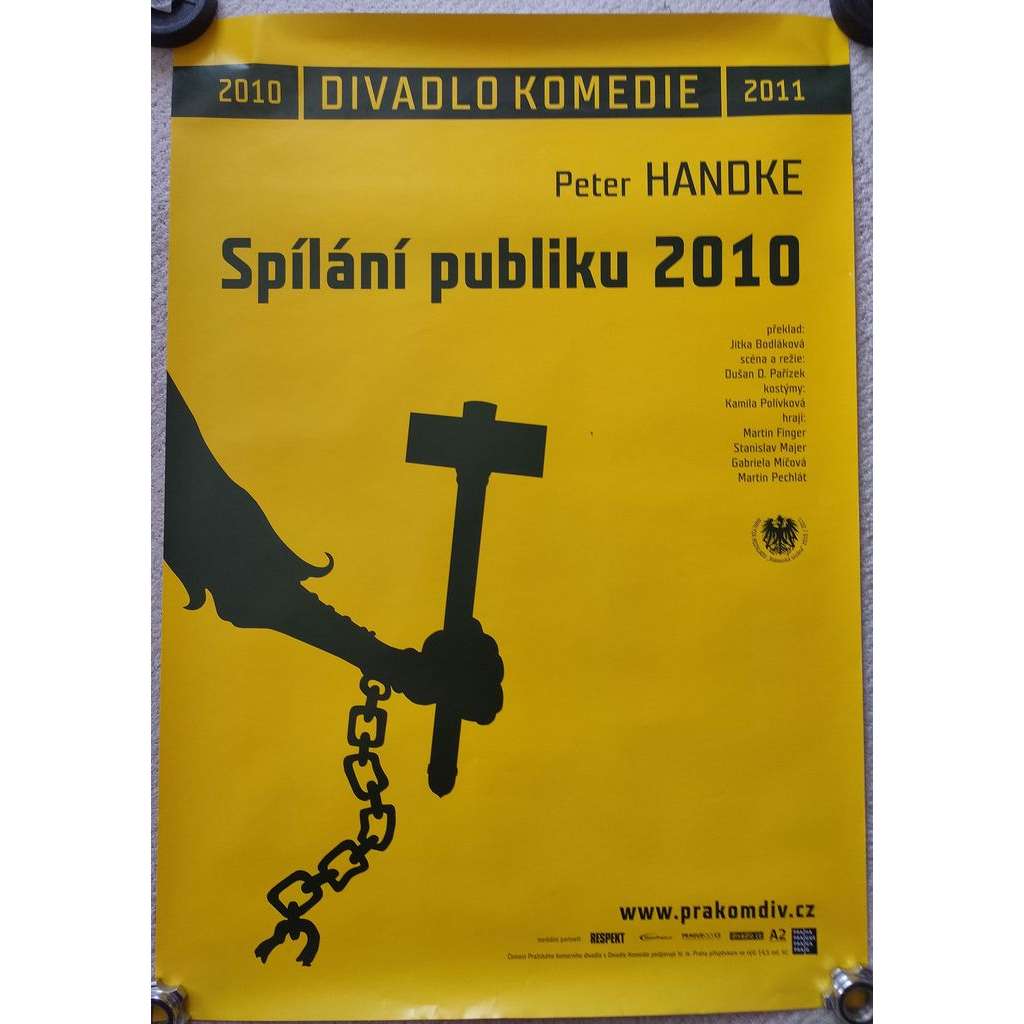Spílání publiku 2010 - Peter Hanoke - Divadlo Komedie 2010, 2011 - reklamní plakát