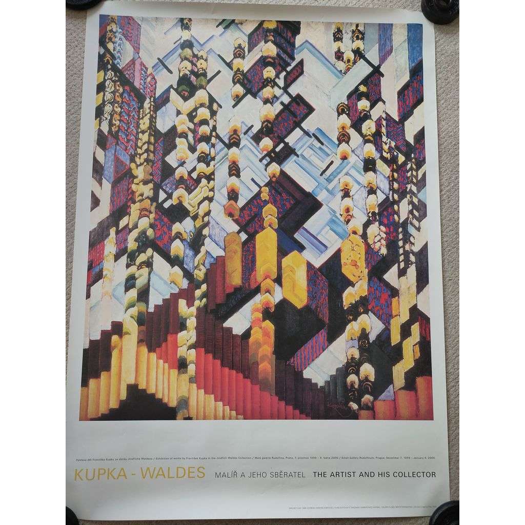 Kupka, Waldes - malíř a jeho sběratel - výstava 1999 - 2000 - reklamní plakát