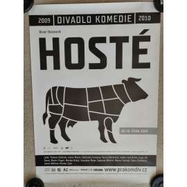 Hosté - Oliver Bukowski - Divadlo Komedie 2009, 2010 - reklamní plakát