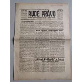 Rudé právo (30.10.1926) Ročník VII. - 1. republika, staré noviny