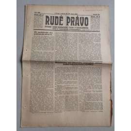 Rudé právo (28.8.1926) Ročník VII. - 1. republika, staré noviny