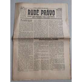 Rudé právo (28.8.1926) Ročník VII. - 1. republika, staré noviny