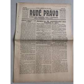 Rudé právo (29.8.1926) Ročník VII. - 1. republika, staré noviny
