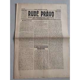 Rudé právo (31.8.1926) Ročník VII. - 1. republika, staré noviny