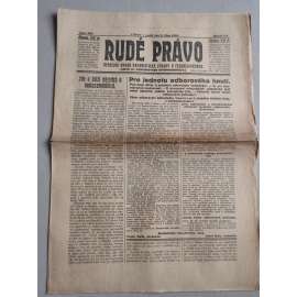 Rudé právo (3.10.1926) Ročník VII. - 1. republika, staré noviny