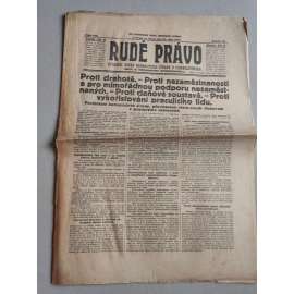 Rudé právo (20.10.1926) Ročník VII. - 1. republika, staré noviny