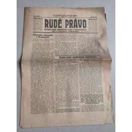 Rudé právo (5.8.1926) Ročník VII. - 1. republika, staré noviny