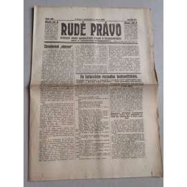 Rudé právo (7.8.1926) Ročník VII. - 1. republika, staré noviny