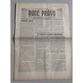 Rudé právo (7.8.1926) Ročník VII. - 1. republika, staré noviny
