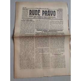 Rudé právo (24.8.1926) Ročník VII. - 1. republika, staré noviny