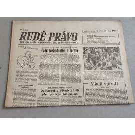 Rudé právo (23.6.1946) - staré noviny