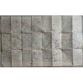 Mapa dálkových a mezinárodních autobusových tratí ČSAD - měřítko 1:1 000 000; rok 1966 [mapa]