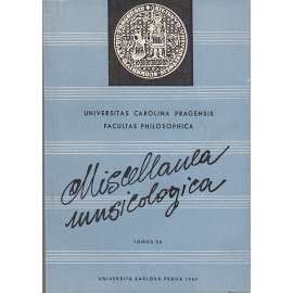 Miscellanea Musicologica XX./1967