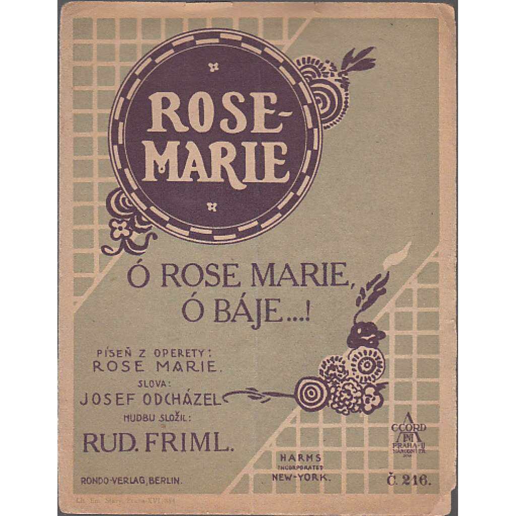 Ó Rose Marie, ó báje..!