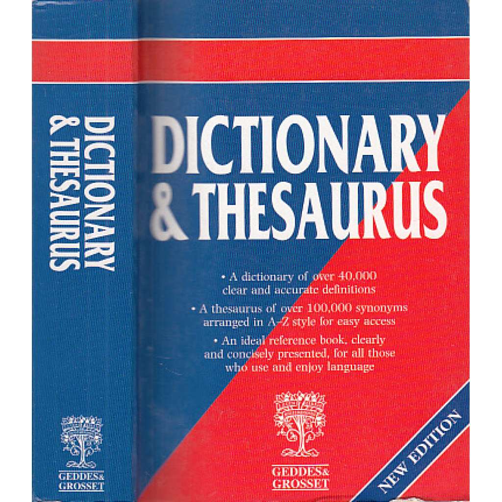 Dictionary a thesaurus