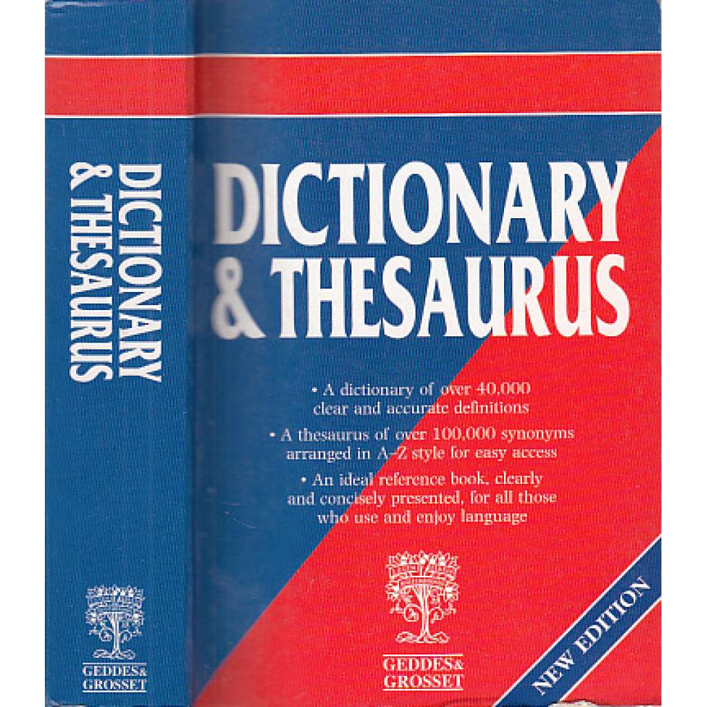 Dictionary a thesaurus