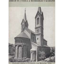 Chrám sv. Cyrila a Methoděje v Karlíně (Poklady umění v Čechách a na Moravě 59) KARLÍN PRAHA 8