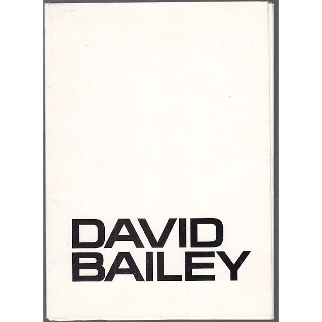David Bailey Katalog k výstavě "Olympus Praha".