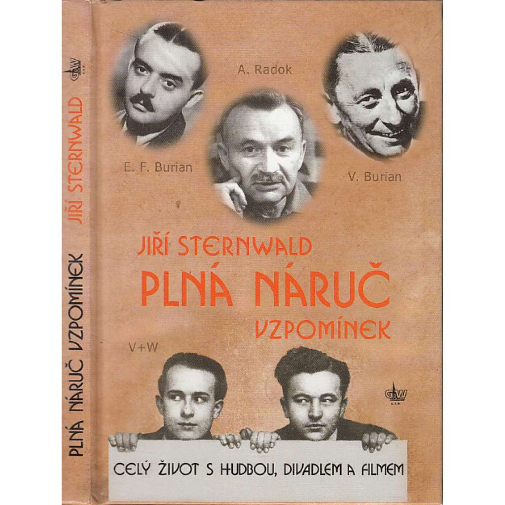 Plná náruč vzpomínek [Vzpomínky na herce: Vlasta Burian, Voskovec, Werich, Radok, E.F. Burian ad.]