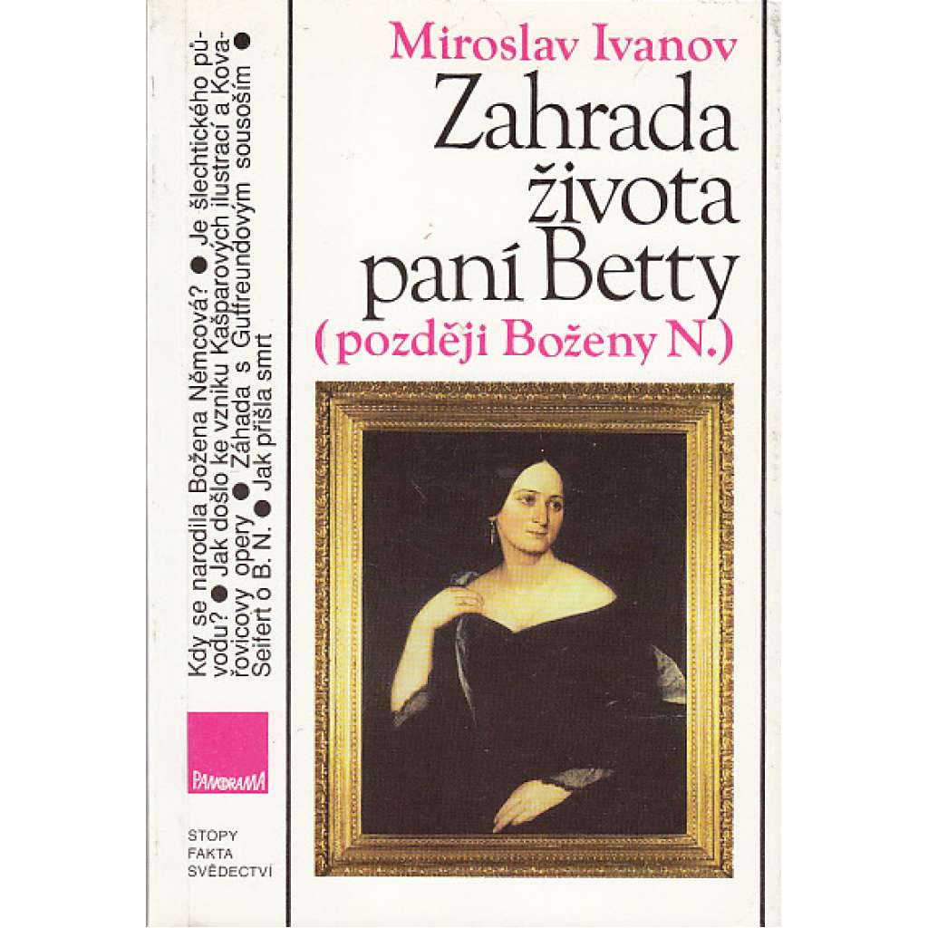 Zahrada života paní Betty (později Božena Němcová)