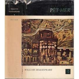 Pět her - Shakespeare - Sen noci svatojánské, Večer tříkrálový, Hamlet, Král Lear, Richard III. (edice Světová knihovna)