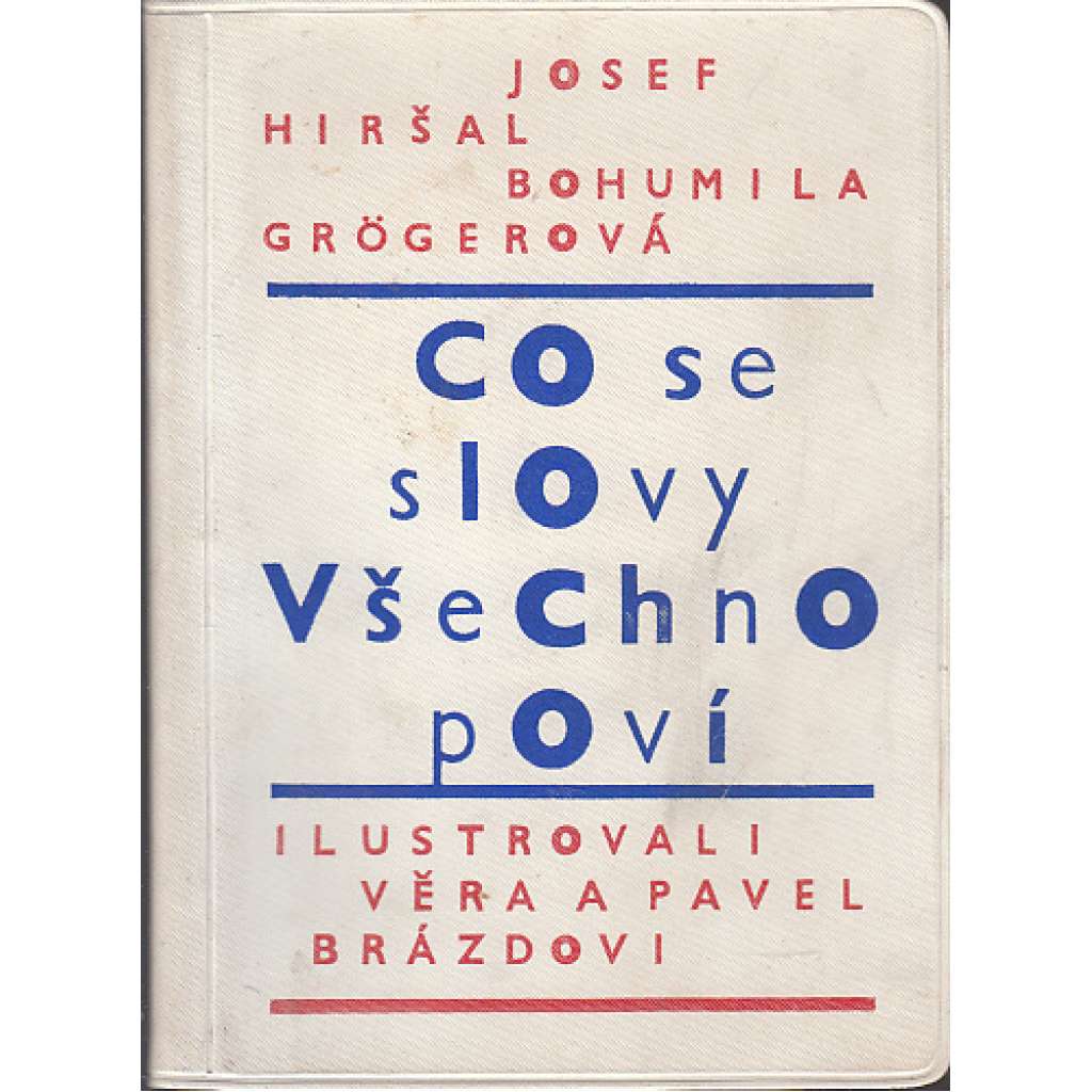 Co se slovy všechno poví [ilustrace Pavel Brázda a Věra Nováková] Jazykové hry a rébusy pro děti, založené na hrách se slovy