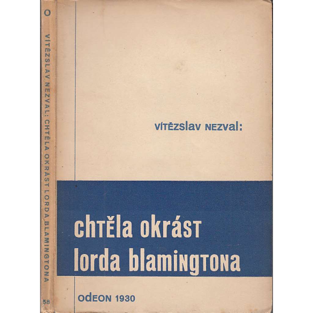 Chtěla okrást lorda Blamingtona (typo Karel Teige)[Odeon, sv. 58]