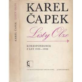 Listy Olze (Karel Čapek - Olga Scheinpflugová - korespondence, dopisy)