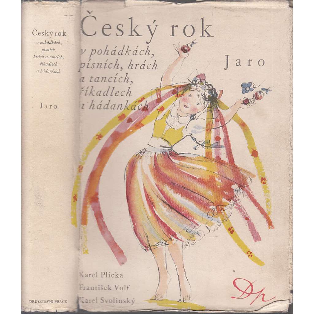 Český rok v pohádkách, písních, hrách a tancích, říkadlech a hádankách - 4 svazky (Jaro, Léto, Podzim, Zima) ilustrace Karel Svolinský HOL.