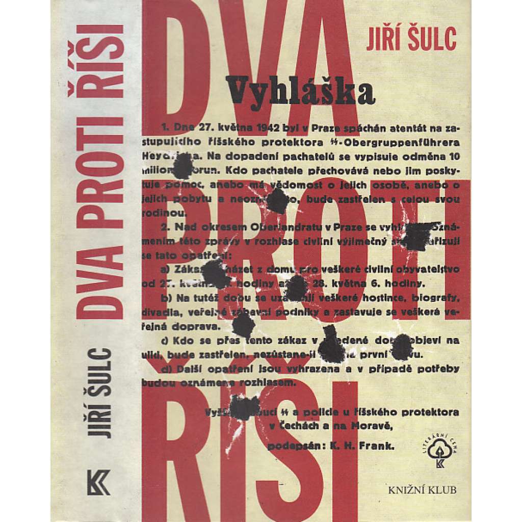 Dva proti Říši [román o čs. odboji - Atentát na Heydricha, operace Anthropoid, Gabčík, Kubiš, 2. světová válka]