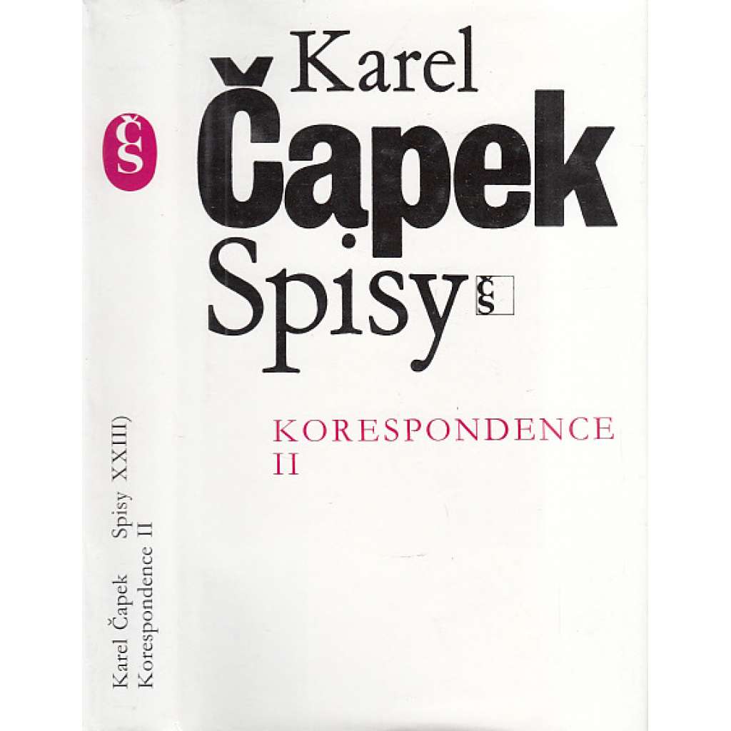 Korespondence II. (Spisy Karla Čapka, sv. XXIII. - Karel Čapek)