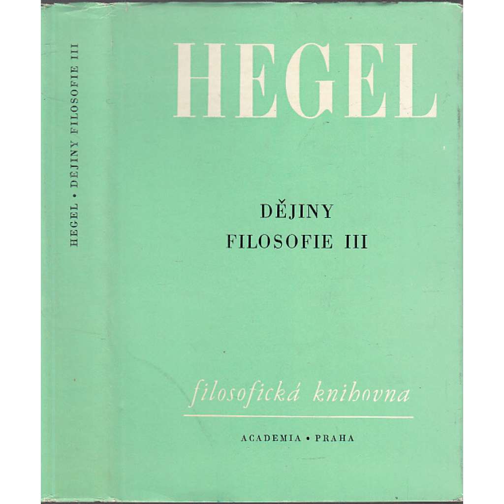 Dějiny filosofie III. (filosofická knihovna)