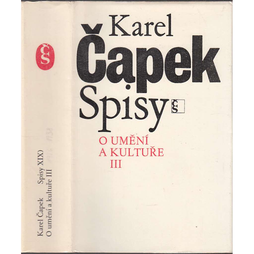 O umění a kultuře III. [Spisy Karla Čapka sv.19 - Karel Čapek]