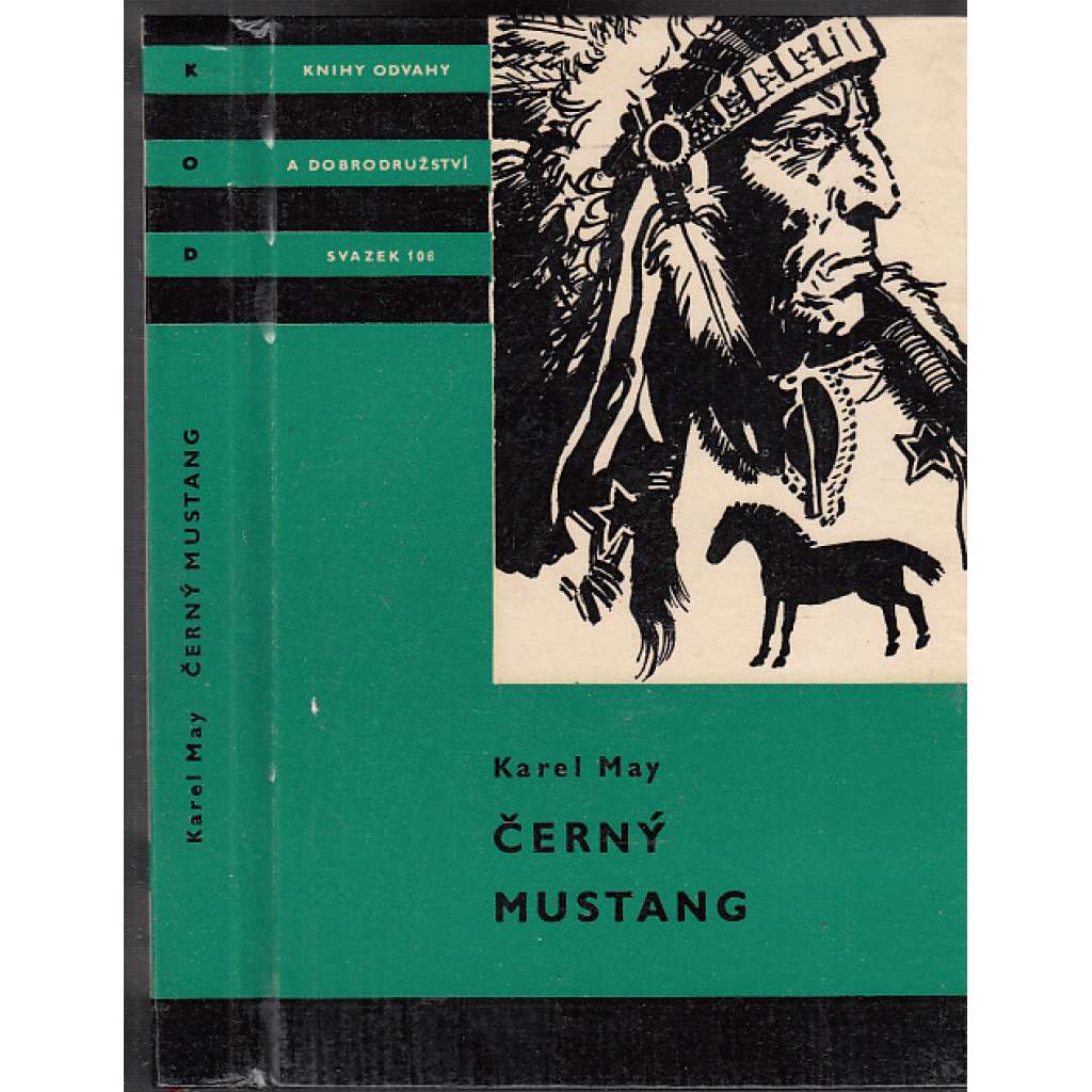 Černý mustang (edice KOD, sv. 108, Knihy odvahy a dobrodružství)