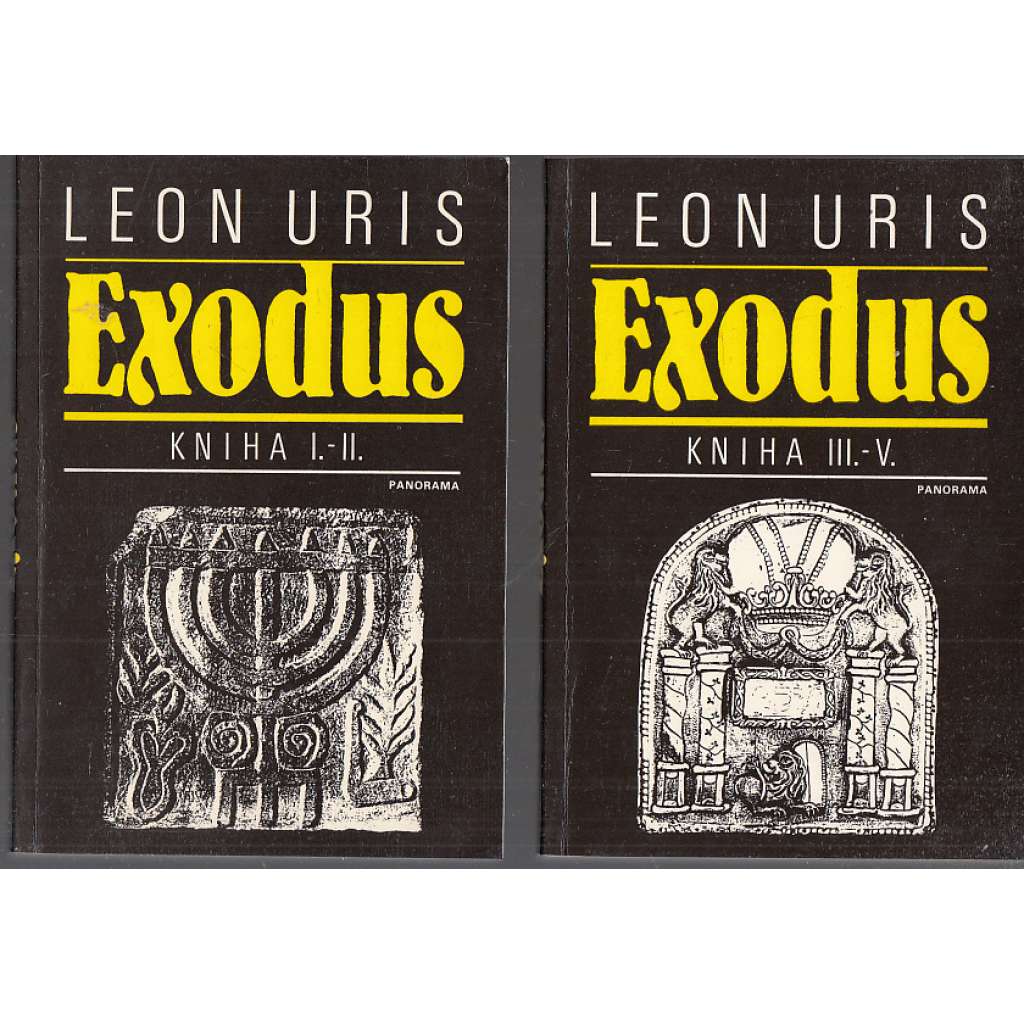Exodus, 2 svazky (holocaust, Židé, sionismus, Izrael)