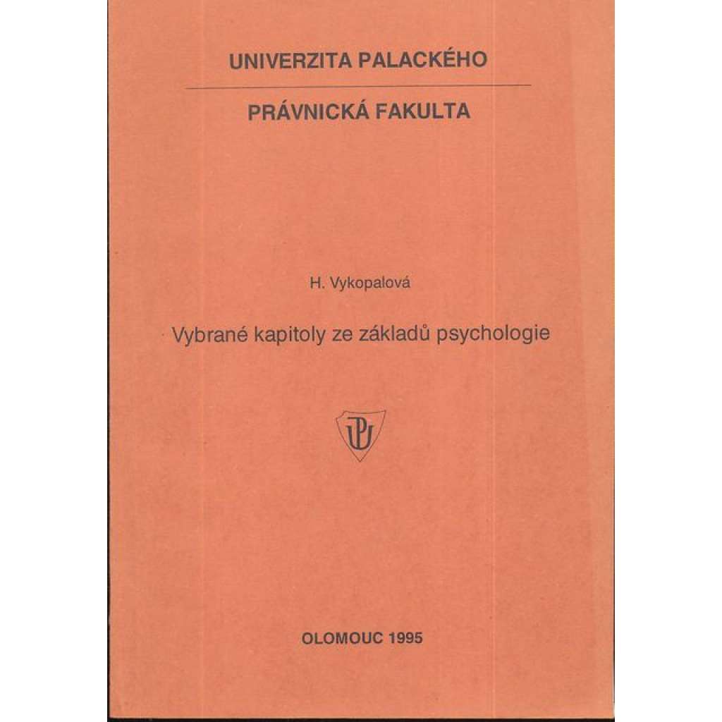 Vybrané kapitoly ze základů psychologie