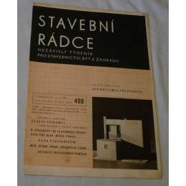 Stavební rádce 1937, roč.X., č.19., č.běžné 488