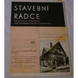 Stavební rádce 1937, roč.X., č.21., č.běžné 490