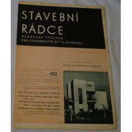 Stavební rádce 1937, roč.X., č.23., č.běžné 492