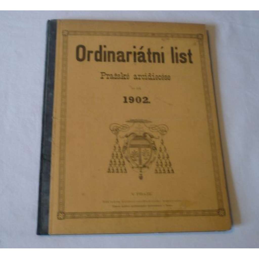 Ordinariátní list na rok 1902