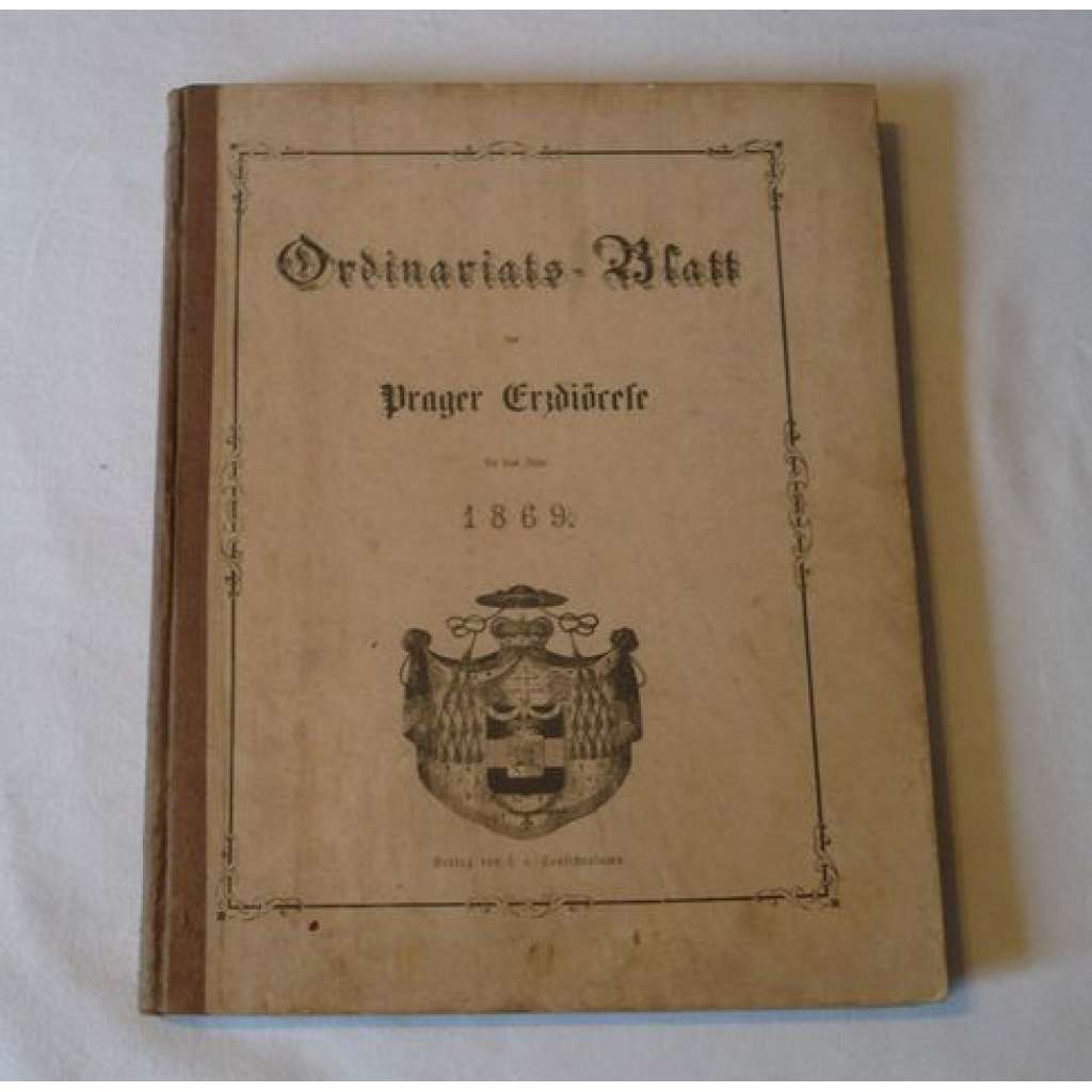 Ordinariátní list na rok 1869