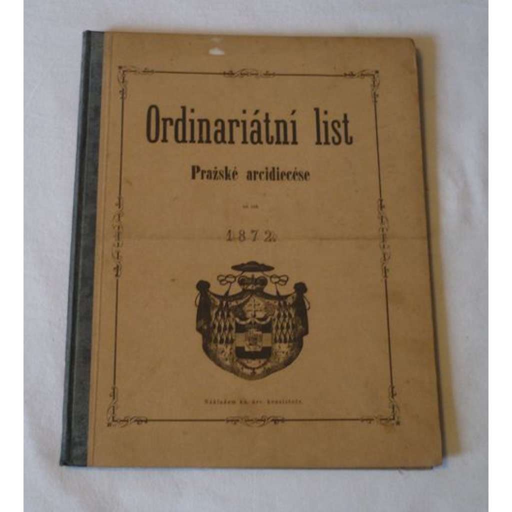 Ordinariátní list na rok 1872