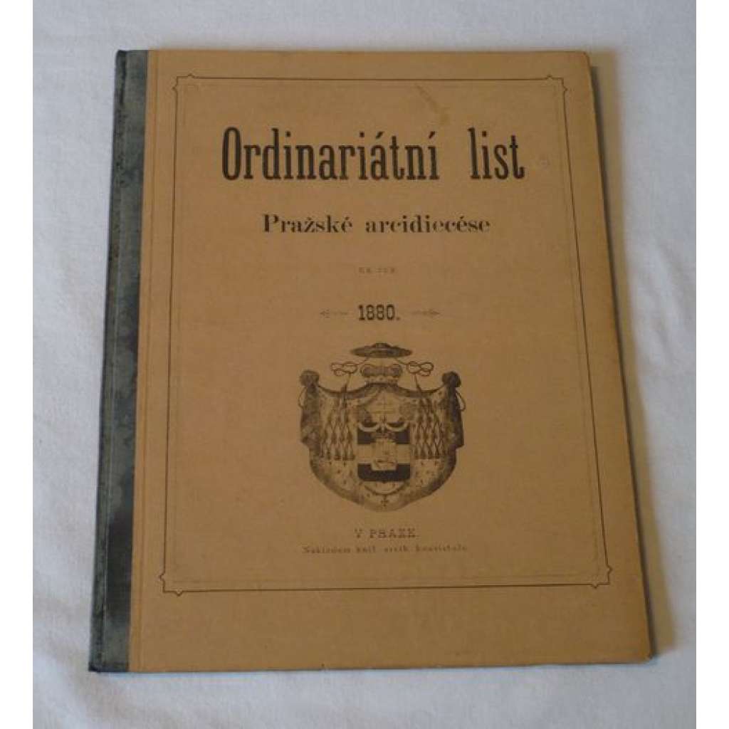 Ordinariátní list na rok 1880