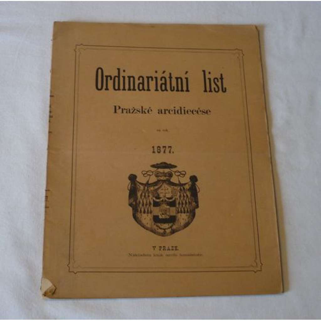 Ordinariátní list na rok 1877