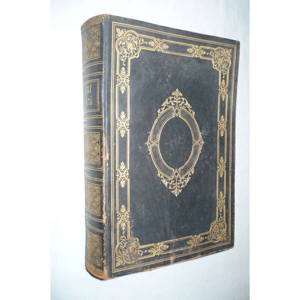 Biblí svatá (Bible, Starý Zákon, Nový Zákon; celokožená vazba - vazba kůže)