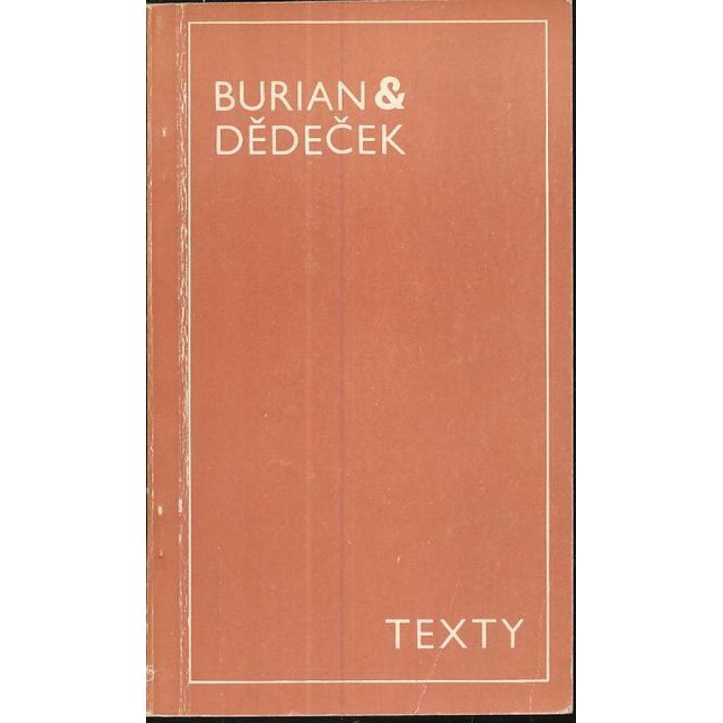 Burian & Dědeček. Texty