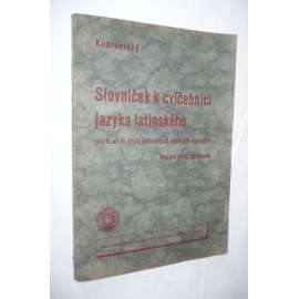 Slovníček k cvičebnici jazyka latinského (latina)